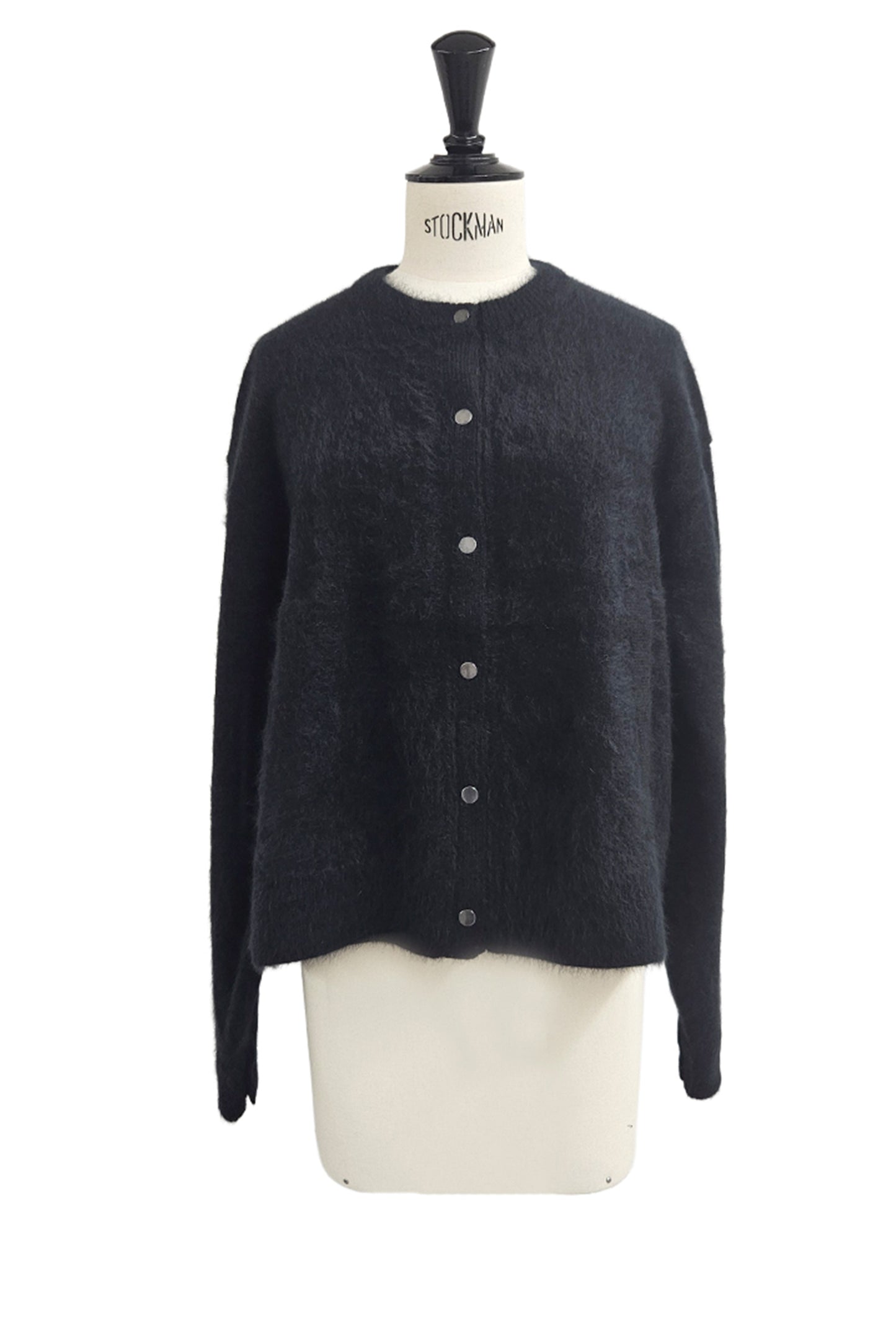 25AW Cardigan à boutons-pression en raton laveur /CT25330