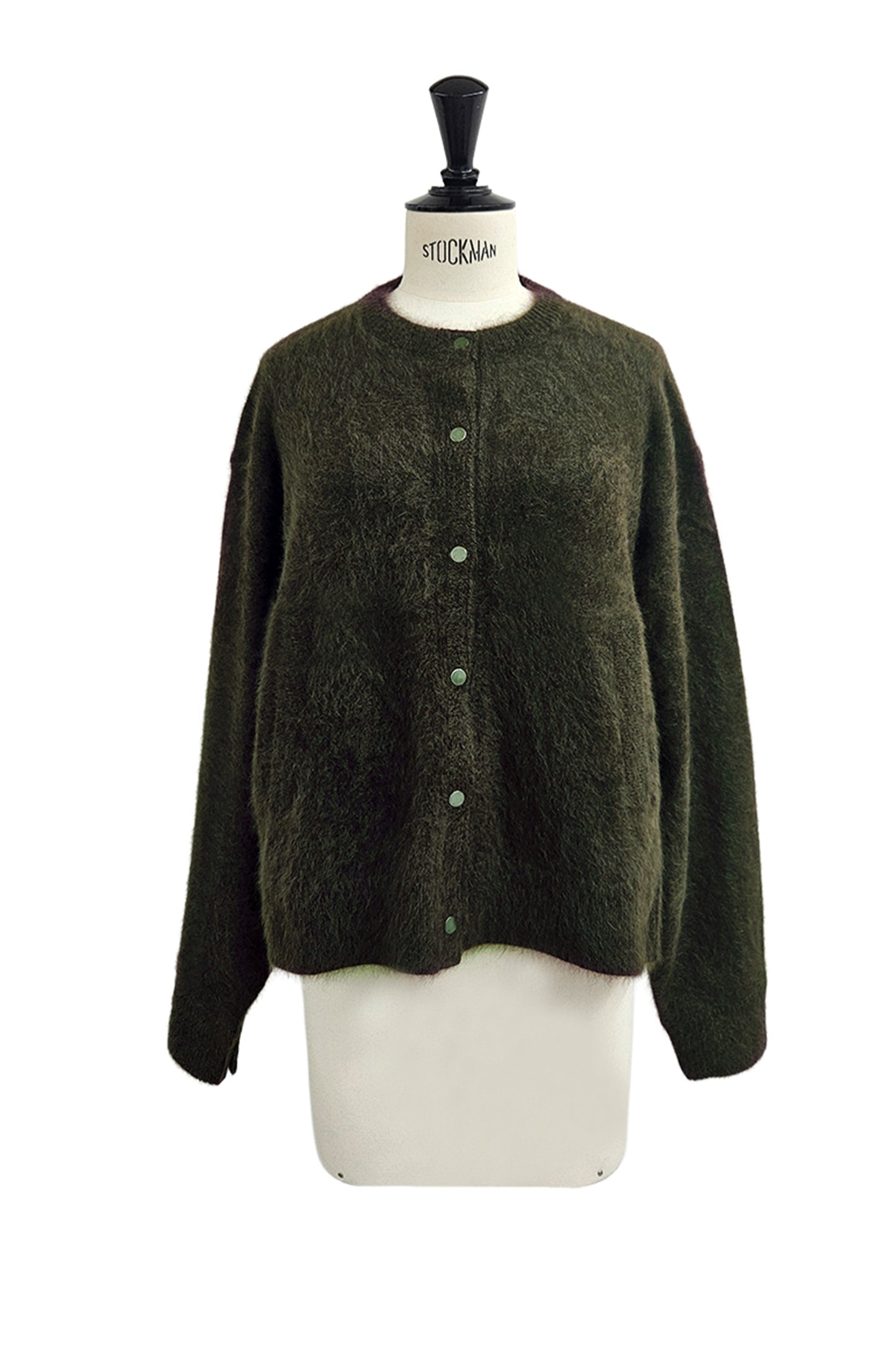 25AW Cardigan à boutons-pression en raton laveur /CT25330