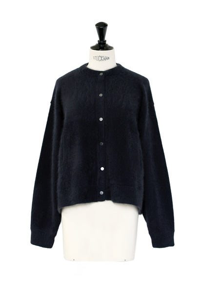 25AW Cardigan à boutons-pression en raton laveur /CT25330