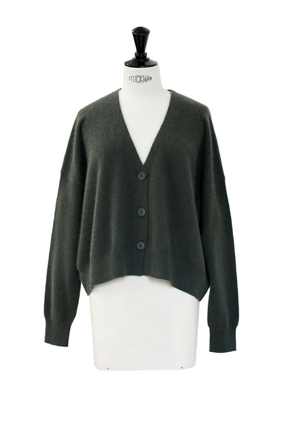 Pre-order/ 26capsule Cashmere raccoon cardigan /CT26110