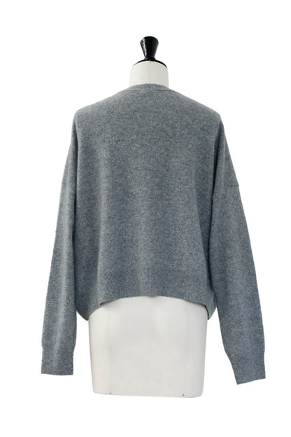 Pre-order/ 26capsule Cashmere raccoon cardigan /CT26110