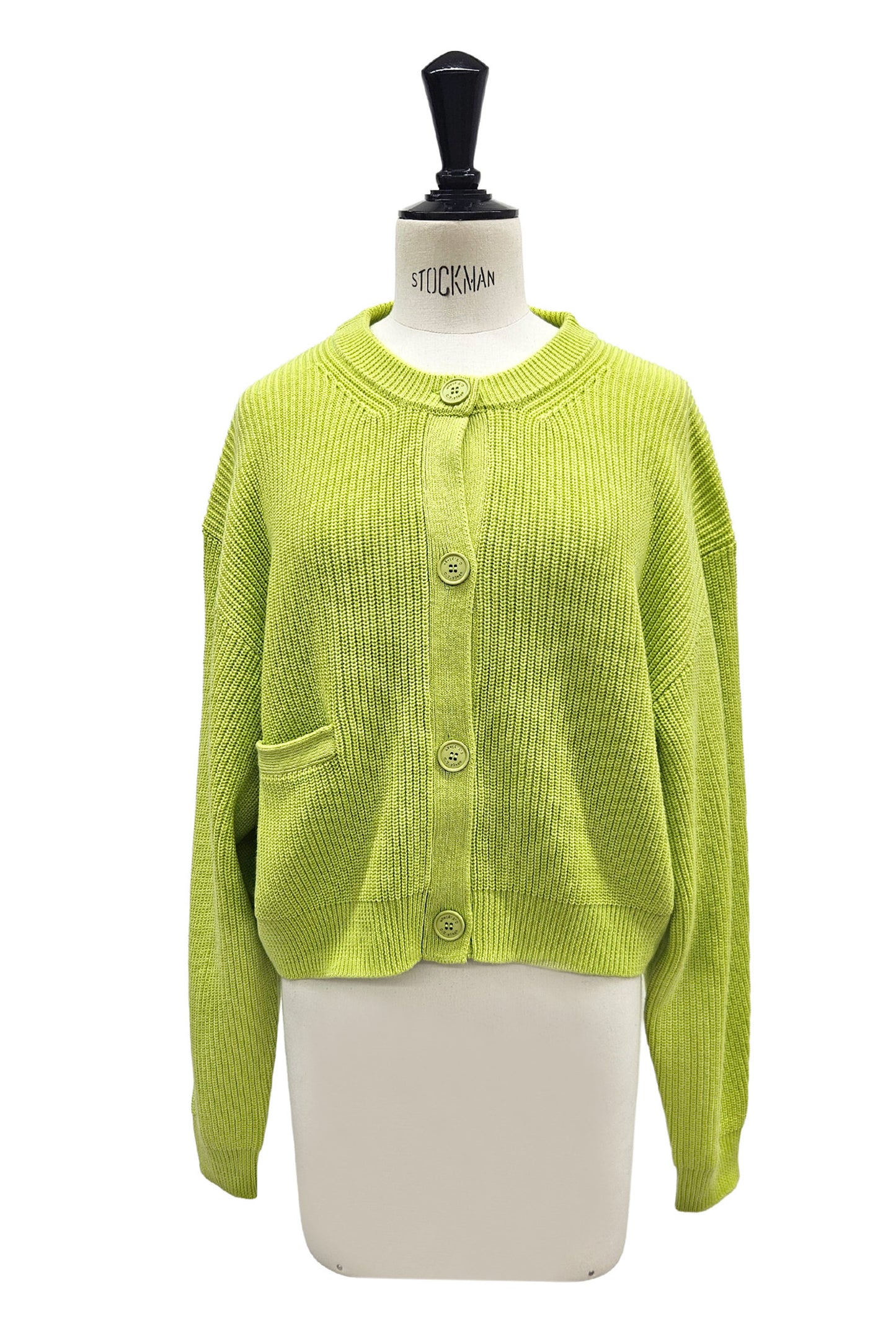 26SS Cardigan côtelé en coton et cachemire /CT26112