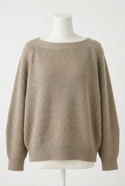 26AW Pull en alpaga royal à manches raglan /CT26315