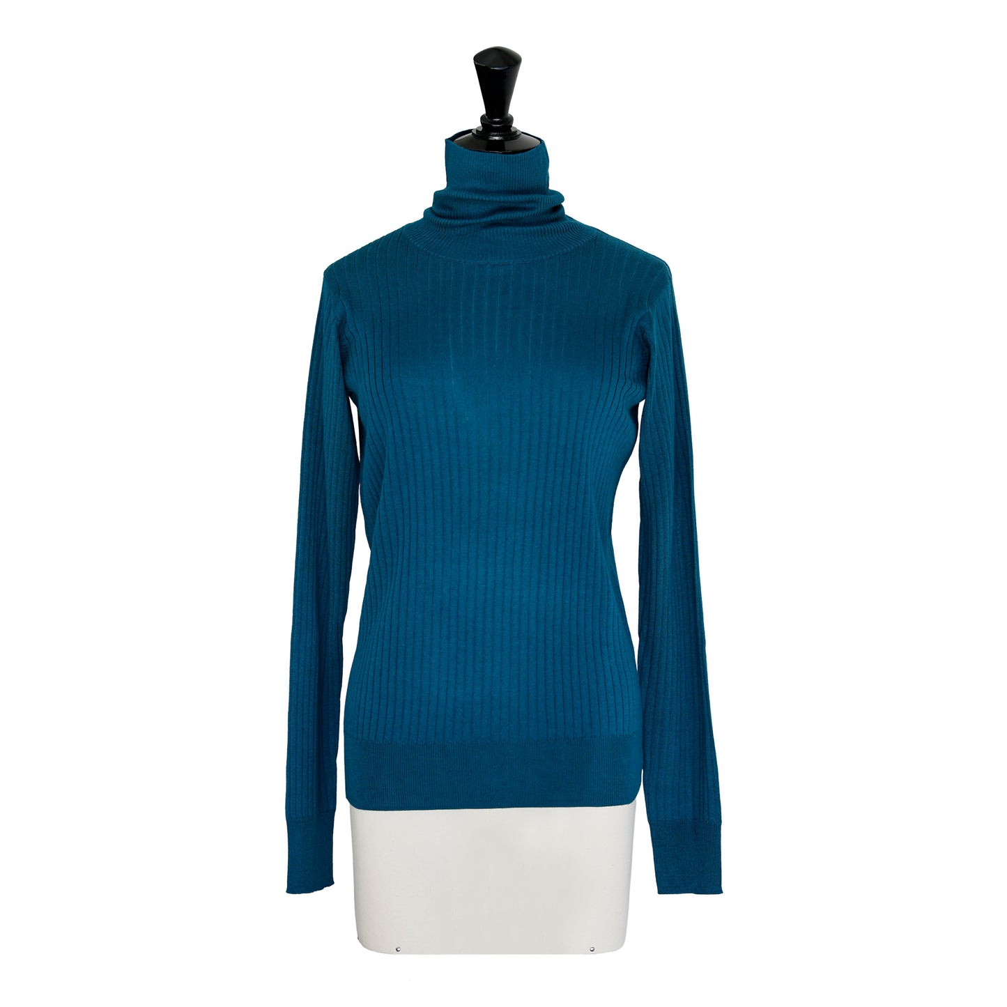 HOLIDAY20/ Re Stock Pull col roulé en cachemire et soie à larges côtes /5561