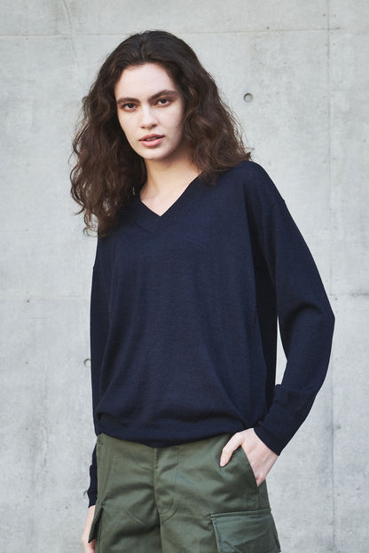 24AW Rws wool v neck pullover /CT22310