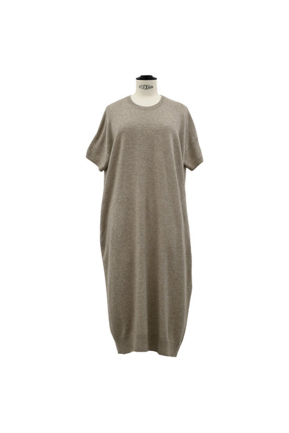 Raccoon wool half sleeve dress /CT20103