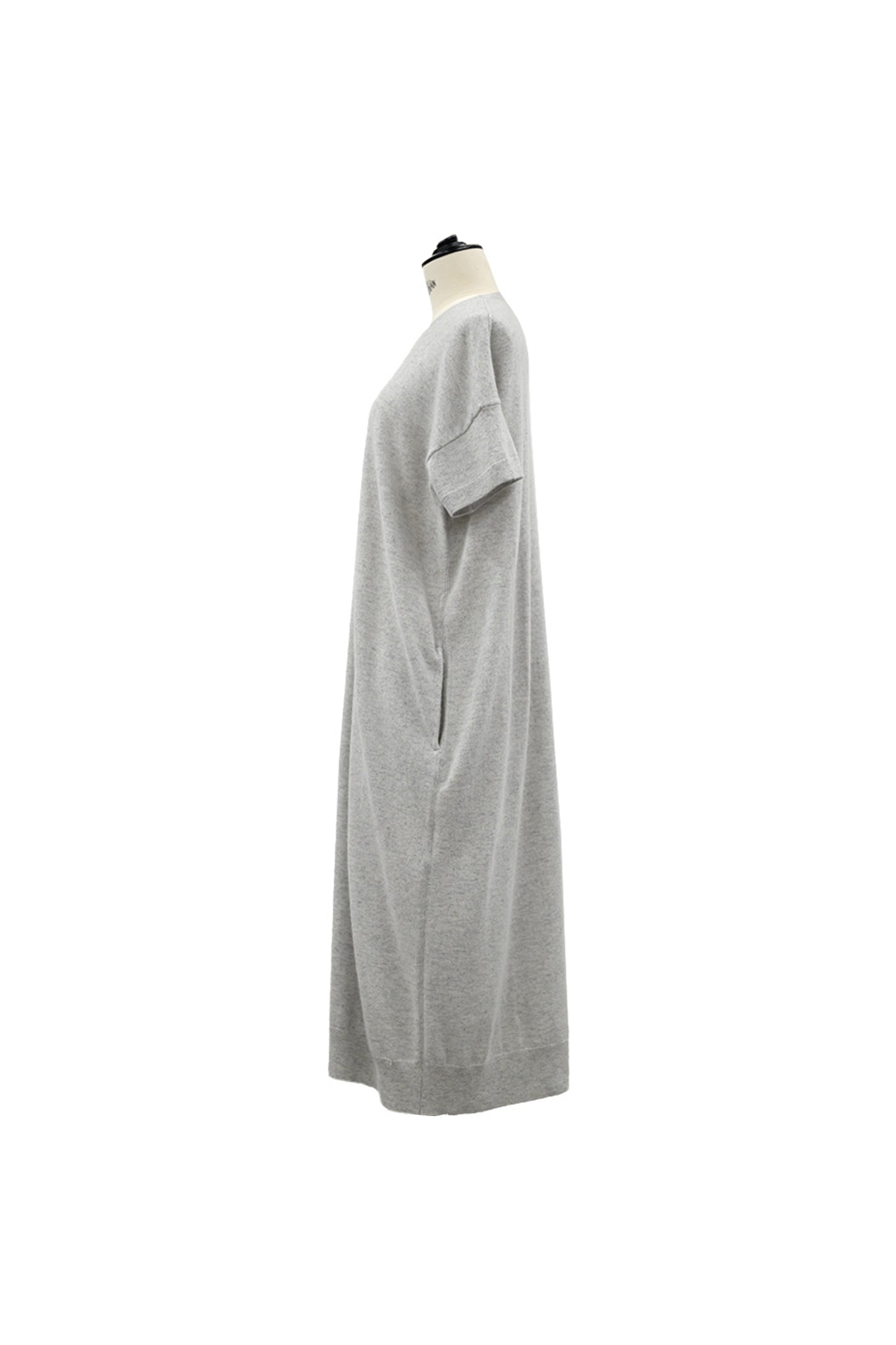 Raccoon wool half sleeve dress /CT20103