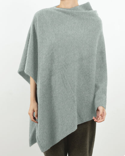 25SS capsule Cashmere raccoon poncho /CT20333