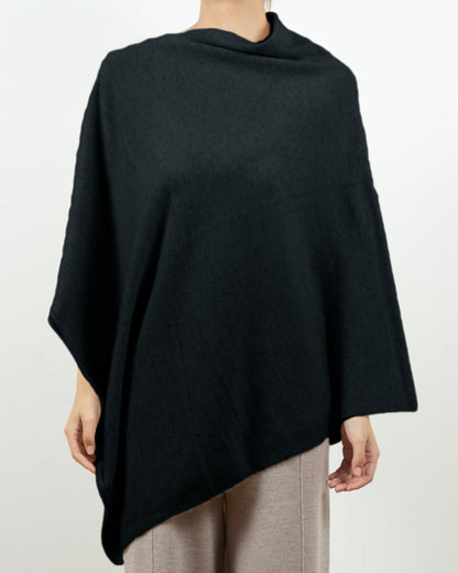 25SS capsule Cashmere raccoon poncho /CT20333