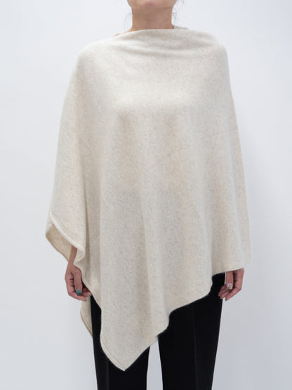 25SS capsule Cashmere raccoon poncho /CT20333