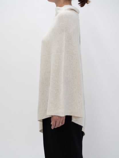 25SS capsule Cashmere raccoon poncho /CT20333