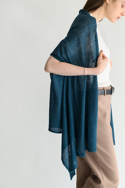 Linen 2way stole /CT21310