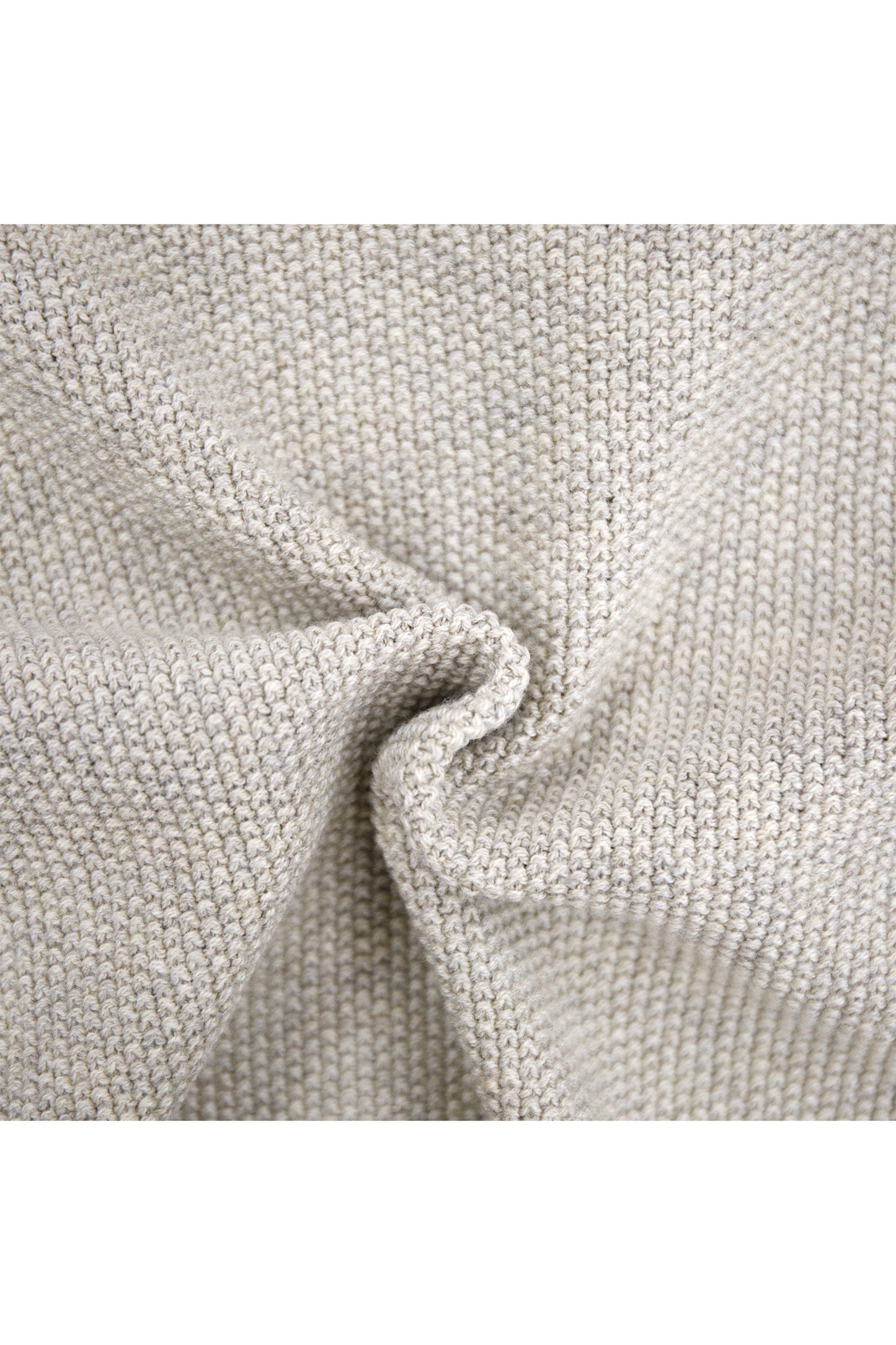 Pull col roulé en laine et coton /CT21315