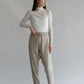 Wool cotton pants /CT21317
