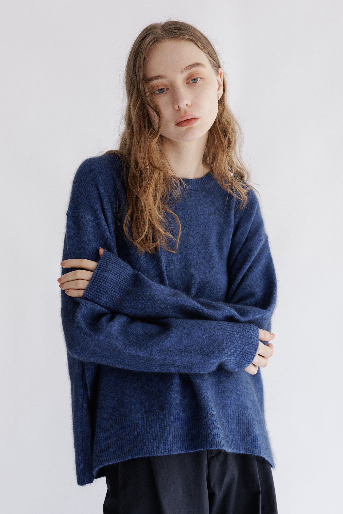 24AW Raccoon side slit pullover /CT21355