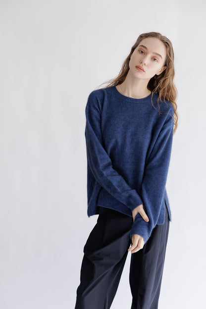 24AW Raccoon side slit pullover /CT21355