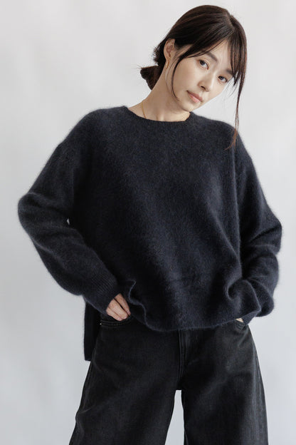 24AW Raccoon side slit pullover /CT21355