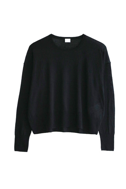 Original light wool oversized crew neck pullover /CT22309