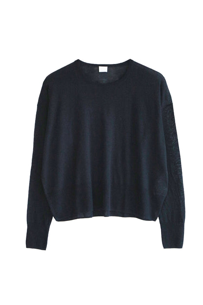 Pull ras du cou oversize en laine légère originale /CT22309