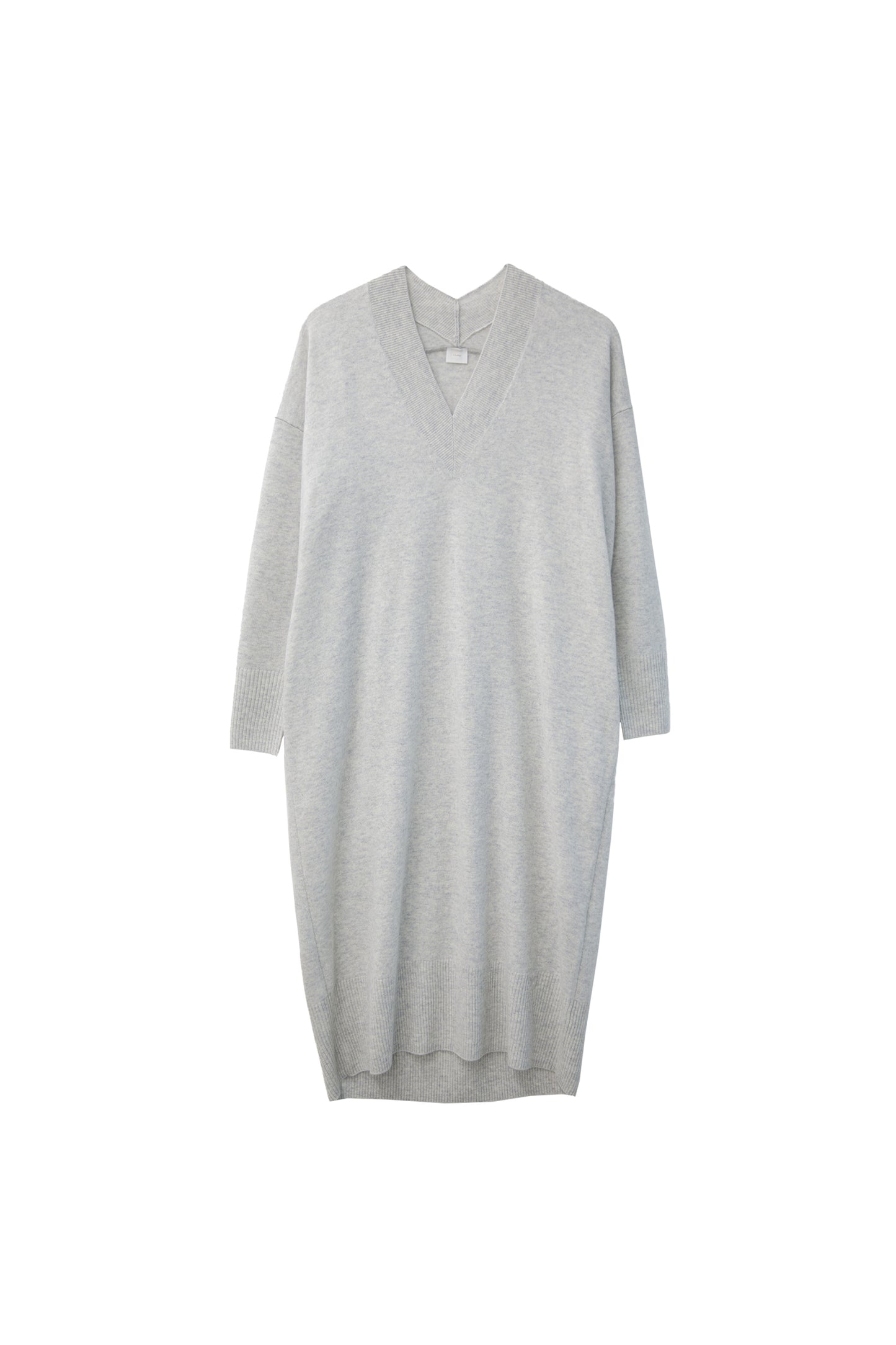 Wool cashmere V-neck dress /CT22325