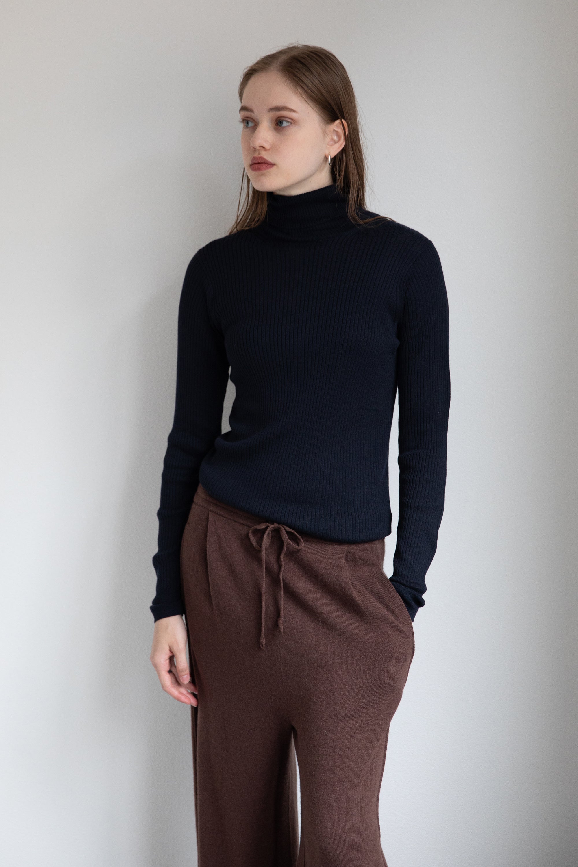 Wool cashmere wide pants/ CT22327 – C.T.plage