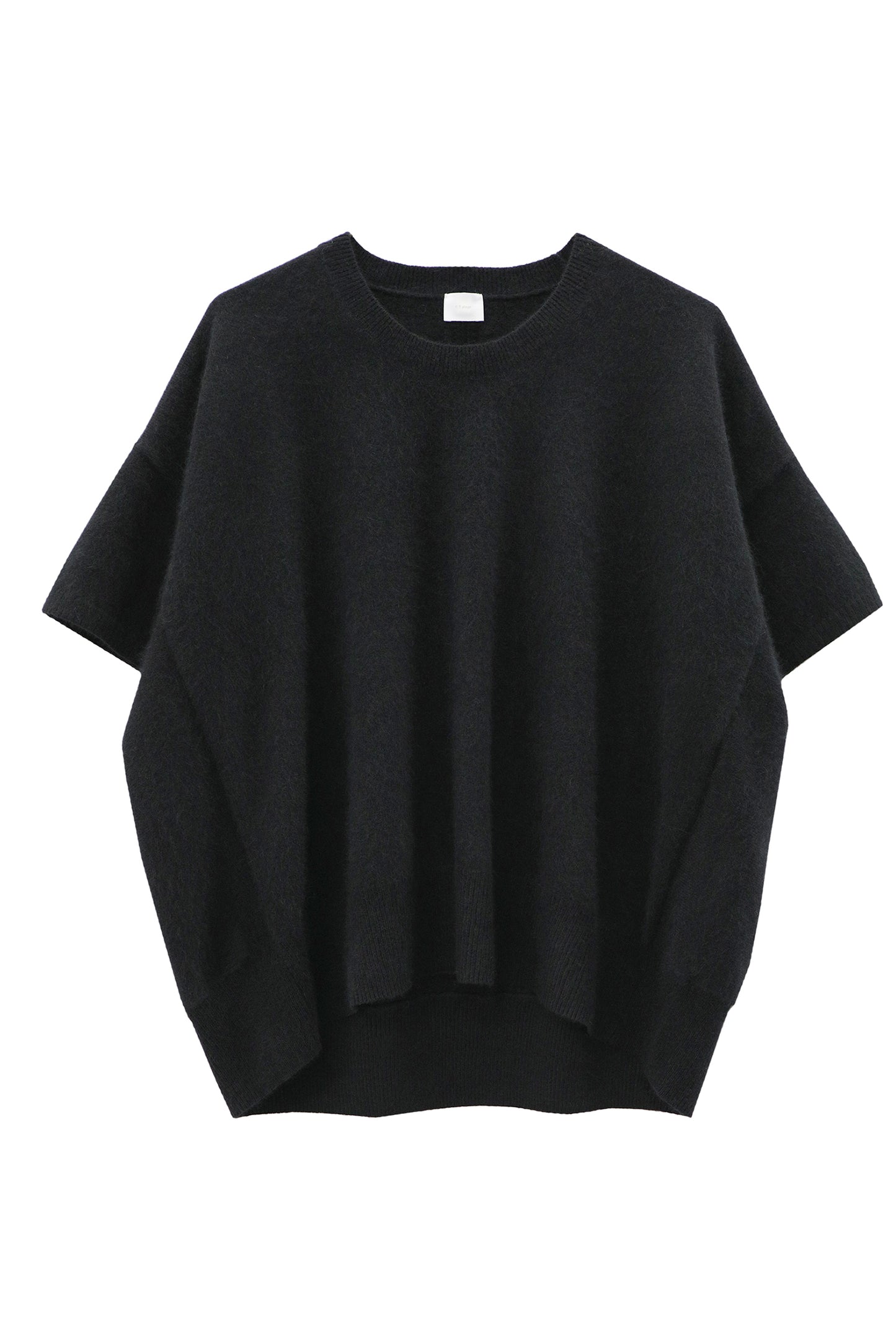 23AW Cashmere raccoon half sleeve pullover/ CT22332H