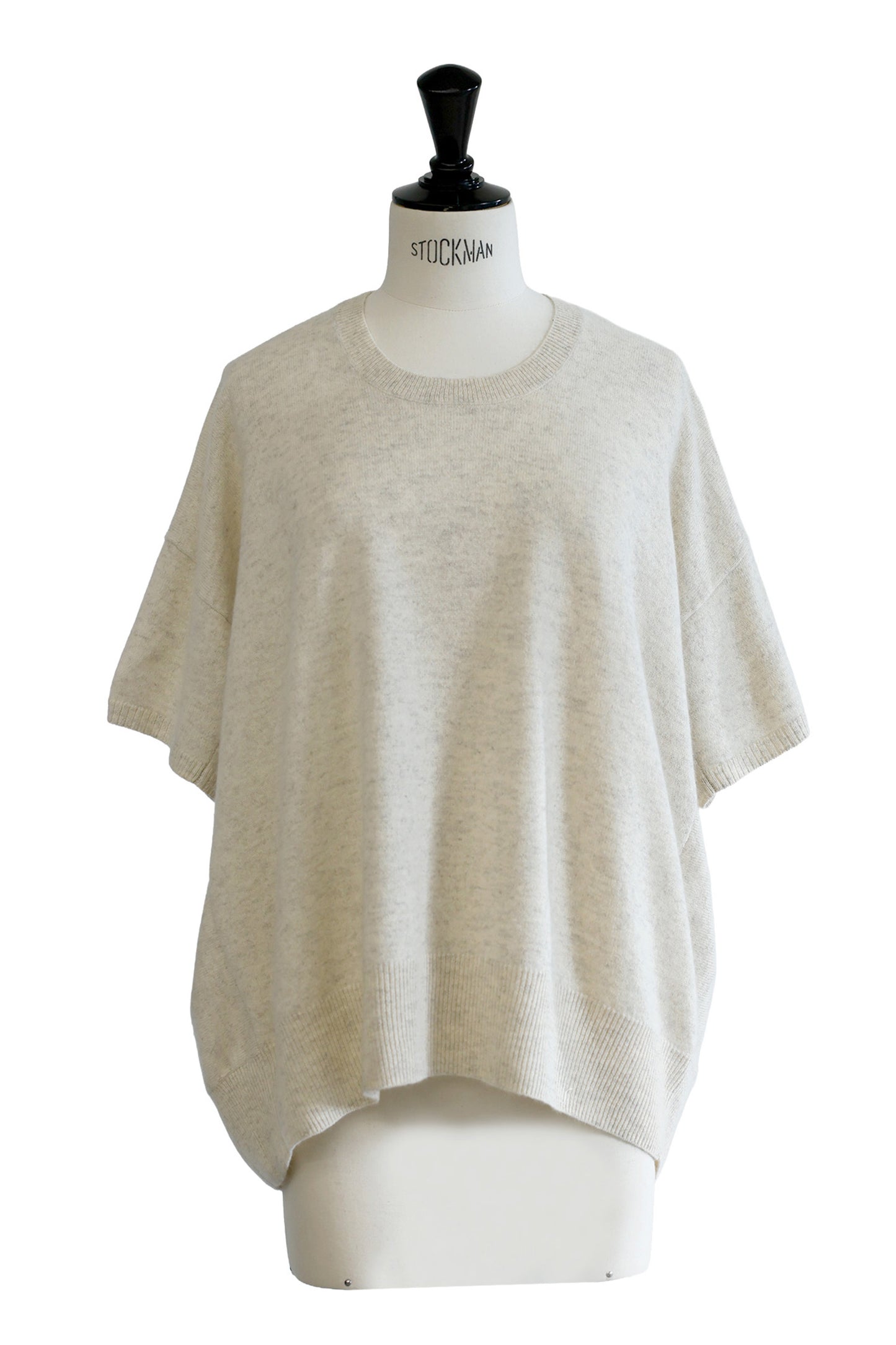 26SS capsule Pull à demi-manches en cachemire en forme de raton laveur /CT22332