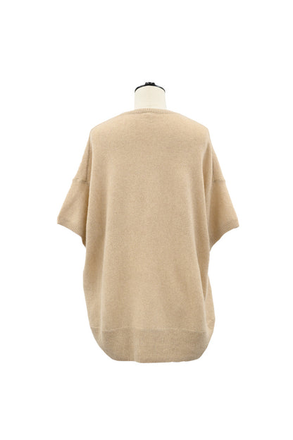 Royal alpaca half sleeve pullover /CT22336