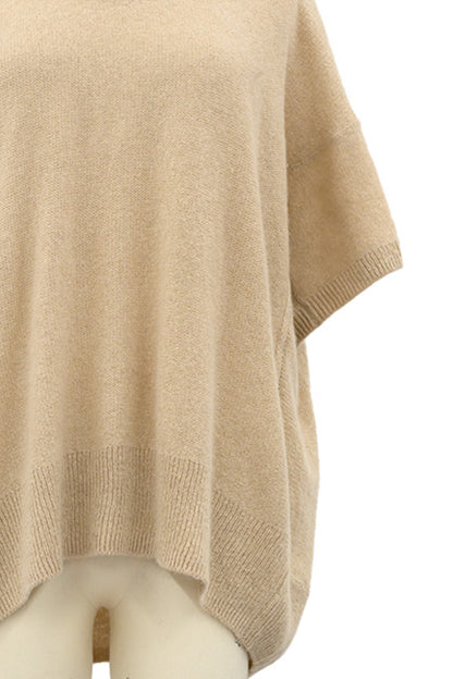 Royal alpaca half sleeve pullover /CT22336