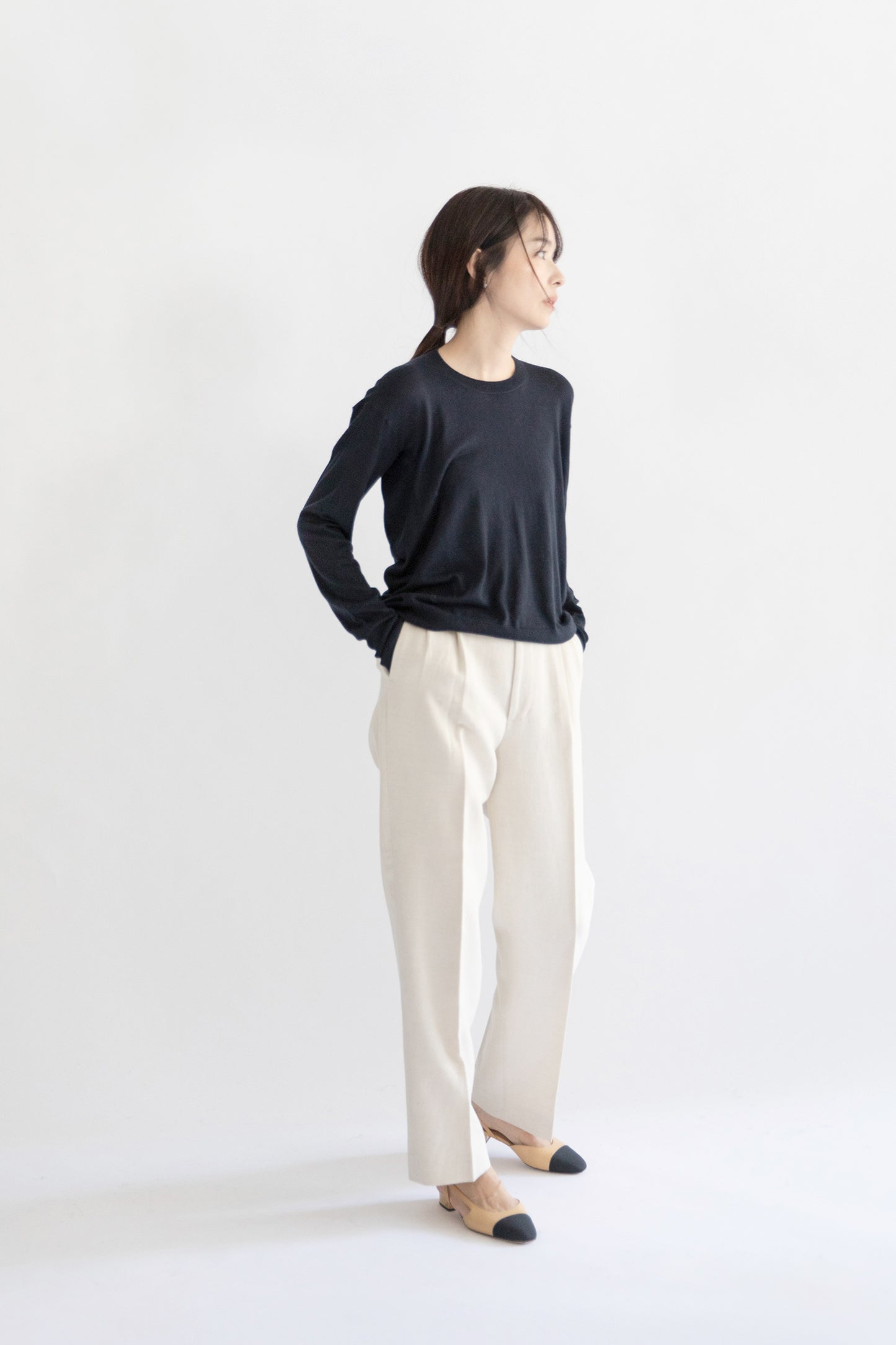 Silk cashmere pullover/　CT22306
