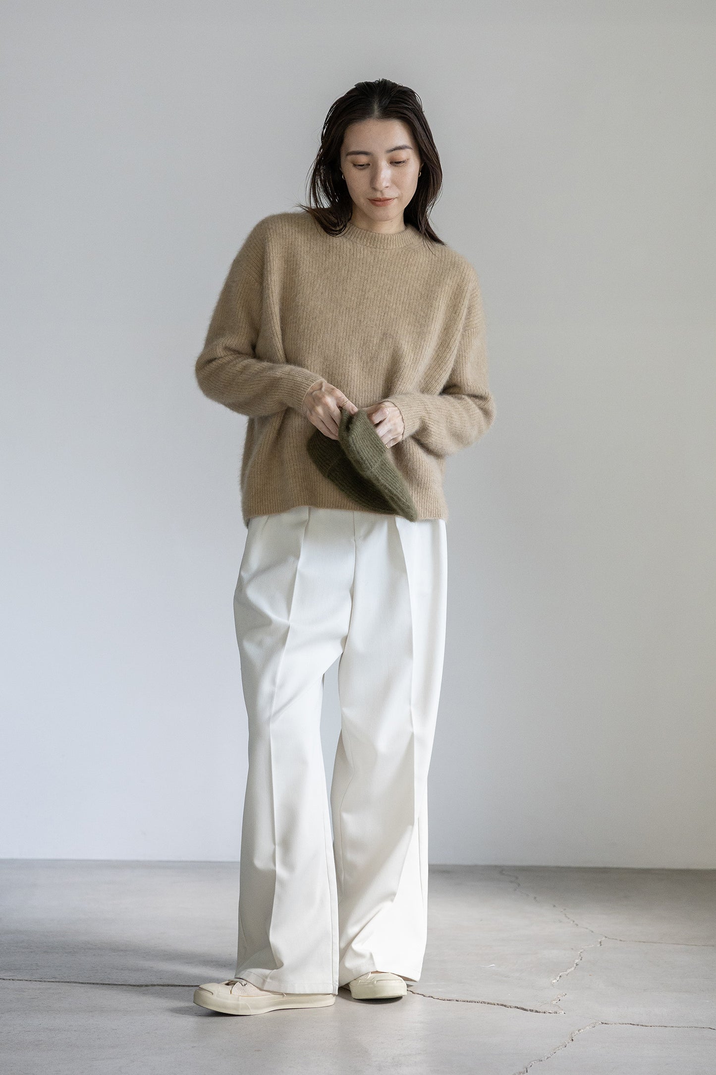 Pre-order/ 26capsule Raccoon fox crew neck pullover /CT23109