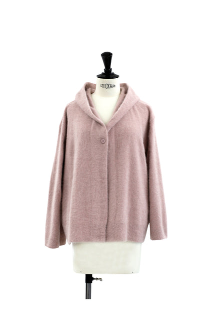 Cardigan à capuche en renard et en raton laveur /CT23112
