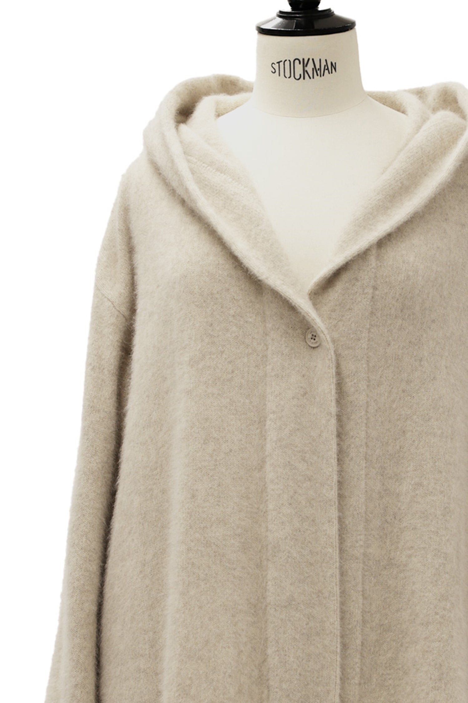 Re Stock Cardigan à capuche en renard et en raton laveur /CT23112
