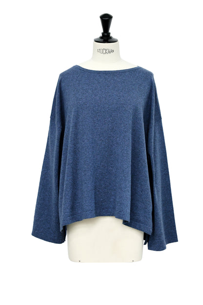 26ss Pull manches larges en coton et cachemire /CT23116