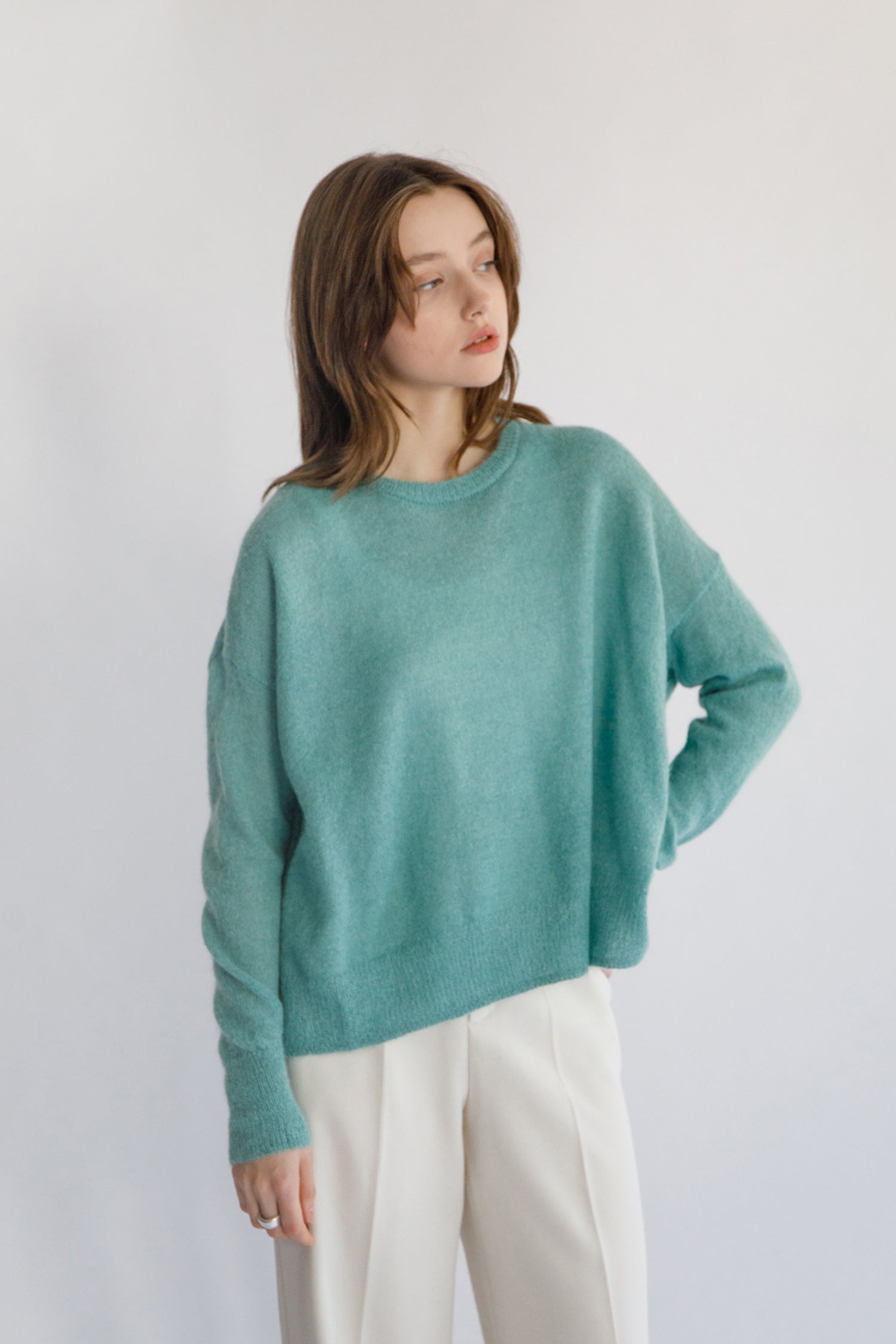 Pull en mohair et laine d alpaga CT23310 C.T.plage