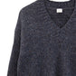 23AW Wool cotton nep V-neck pullover /CT23311