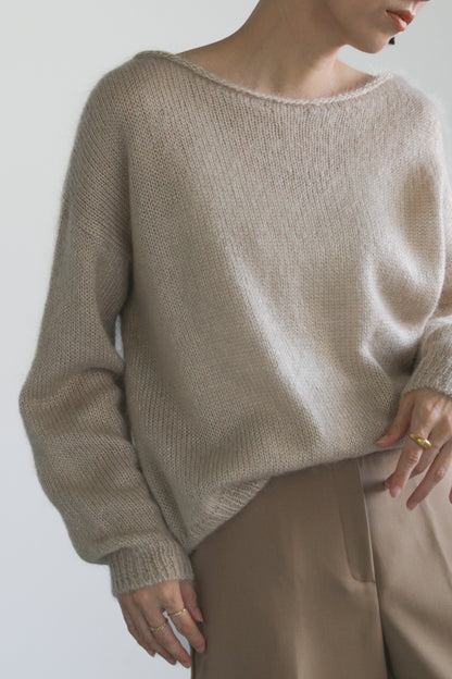 Mohair silk pullover/ CT23313