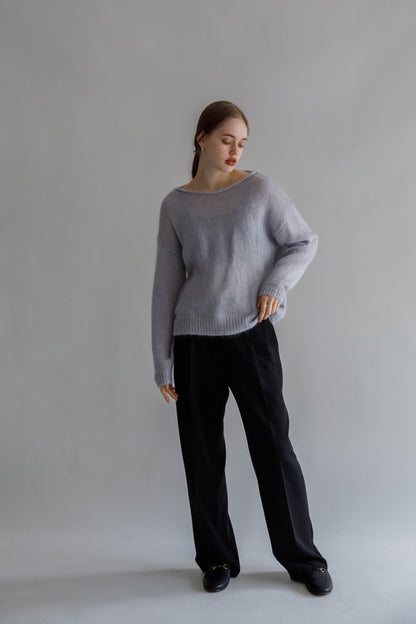 Mohair silk pullover/ CT23313