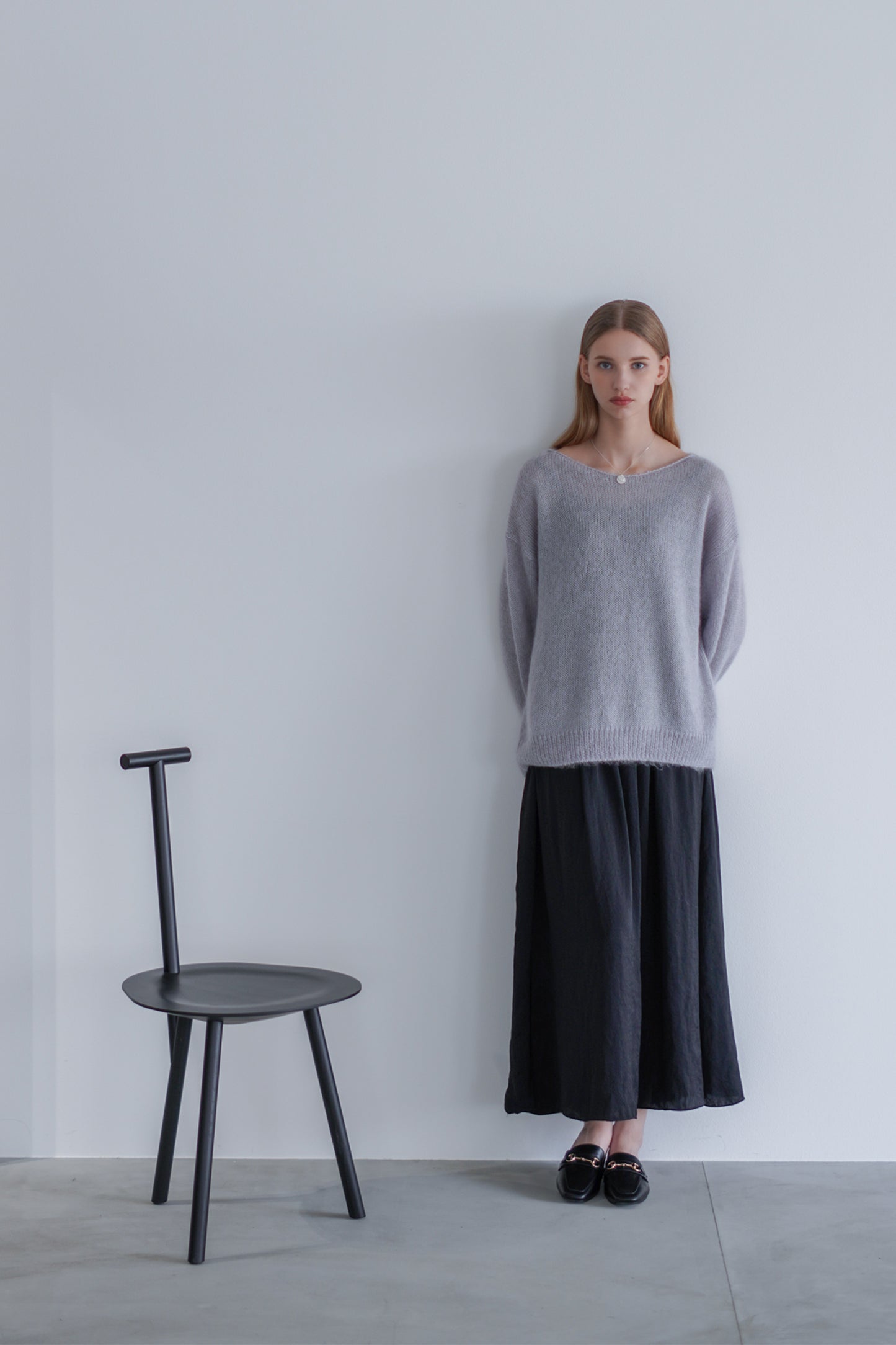 Mohair silk pullover/ CT23313