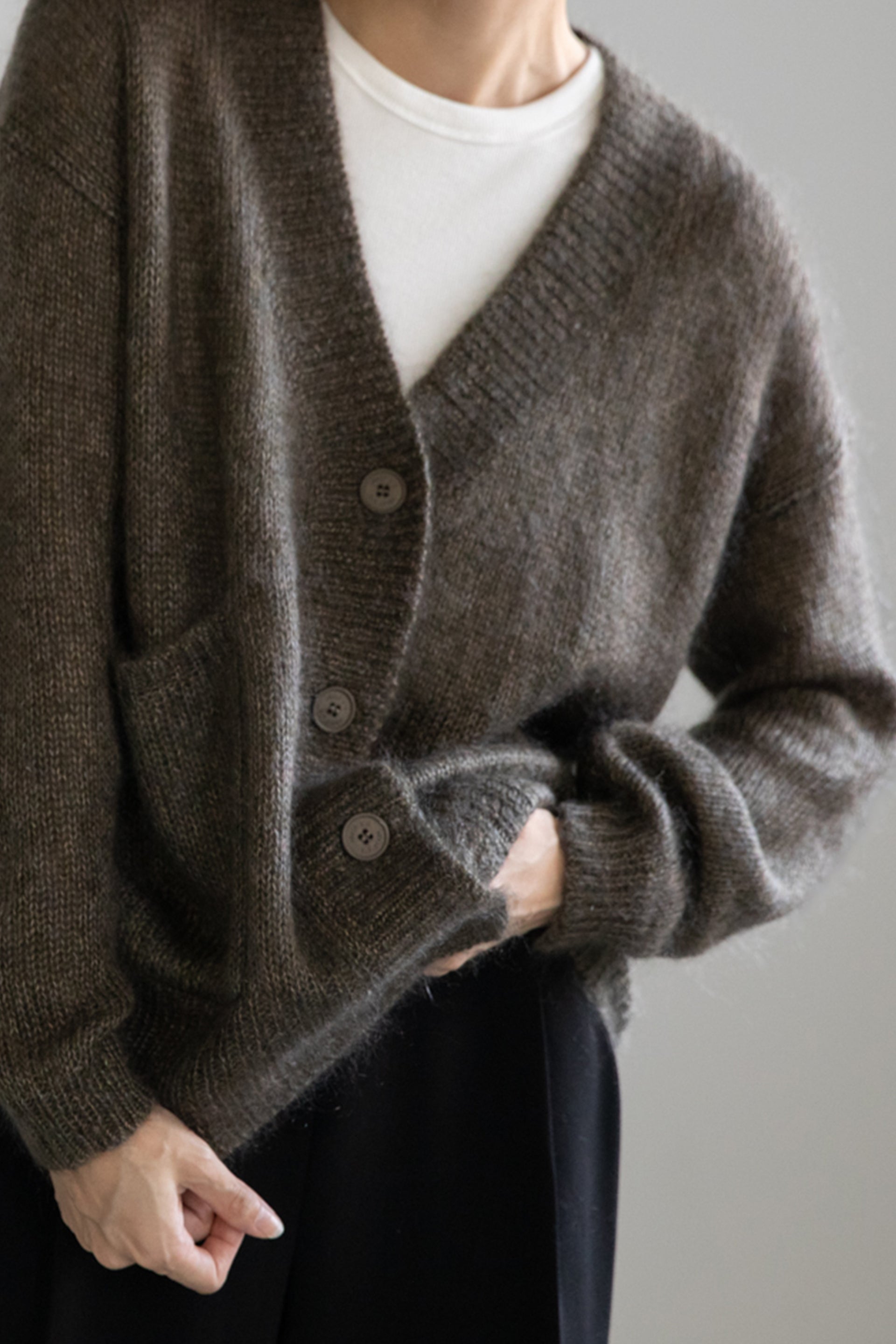 稀少】INNOCENCENYC 23SS MOHAIR CARDIGAN 黒