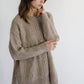 23AW Alpaca wool slit pullover /CT23327