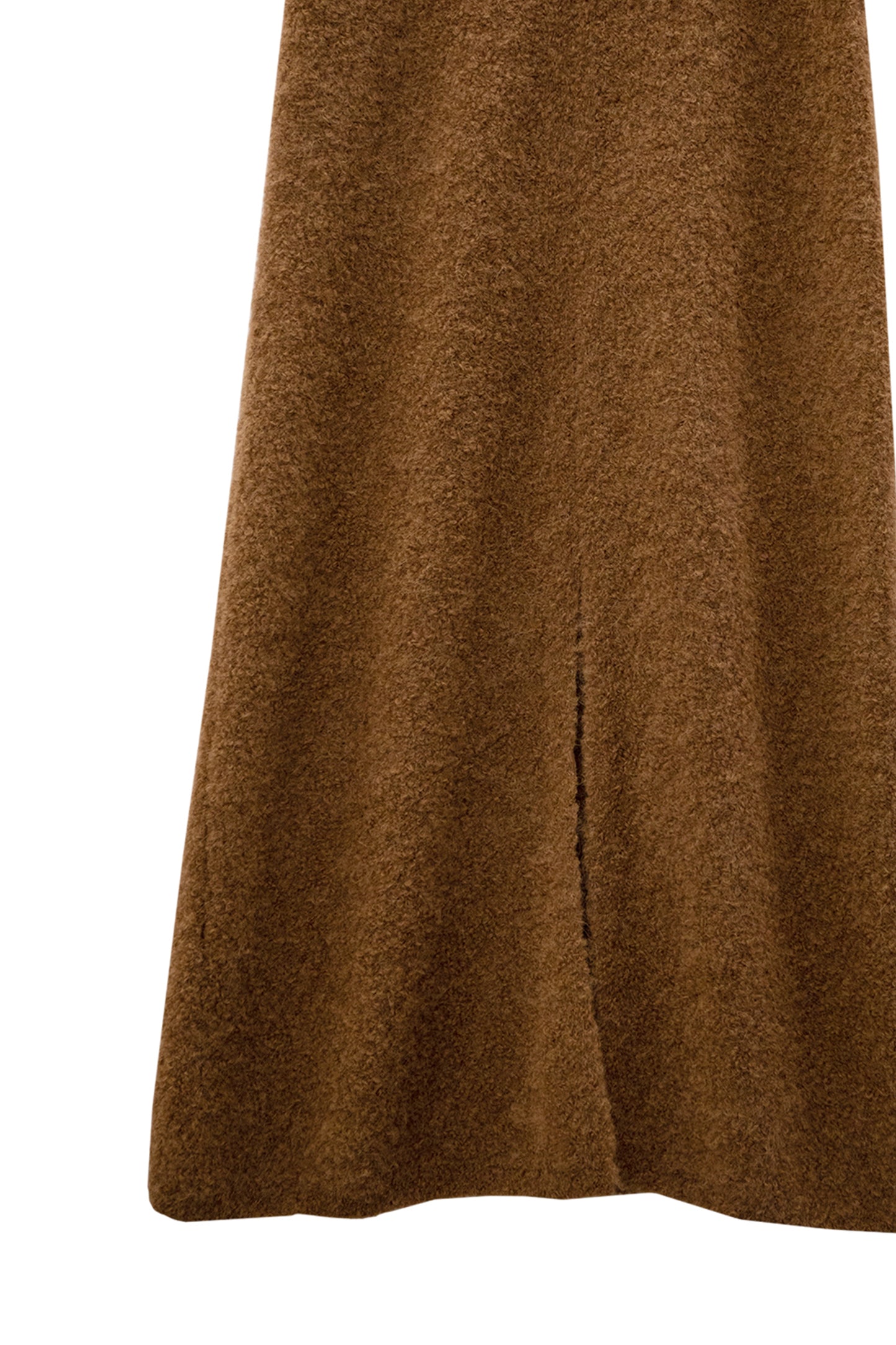 Alpaca loop back slit skirt/ CT23331