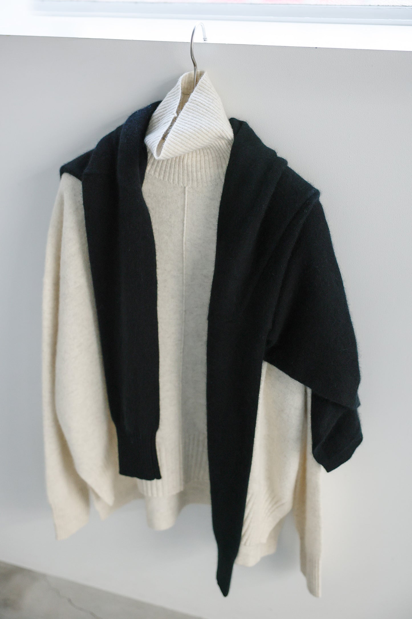 Pre-order/ 26capsule Cashmere raccoon turtle neck pullover /CT23333