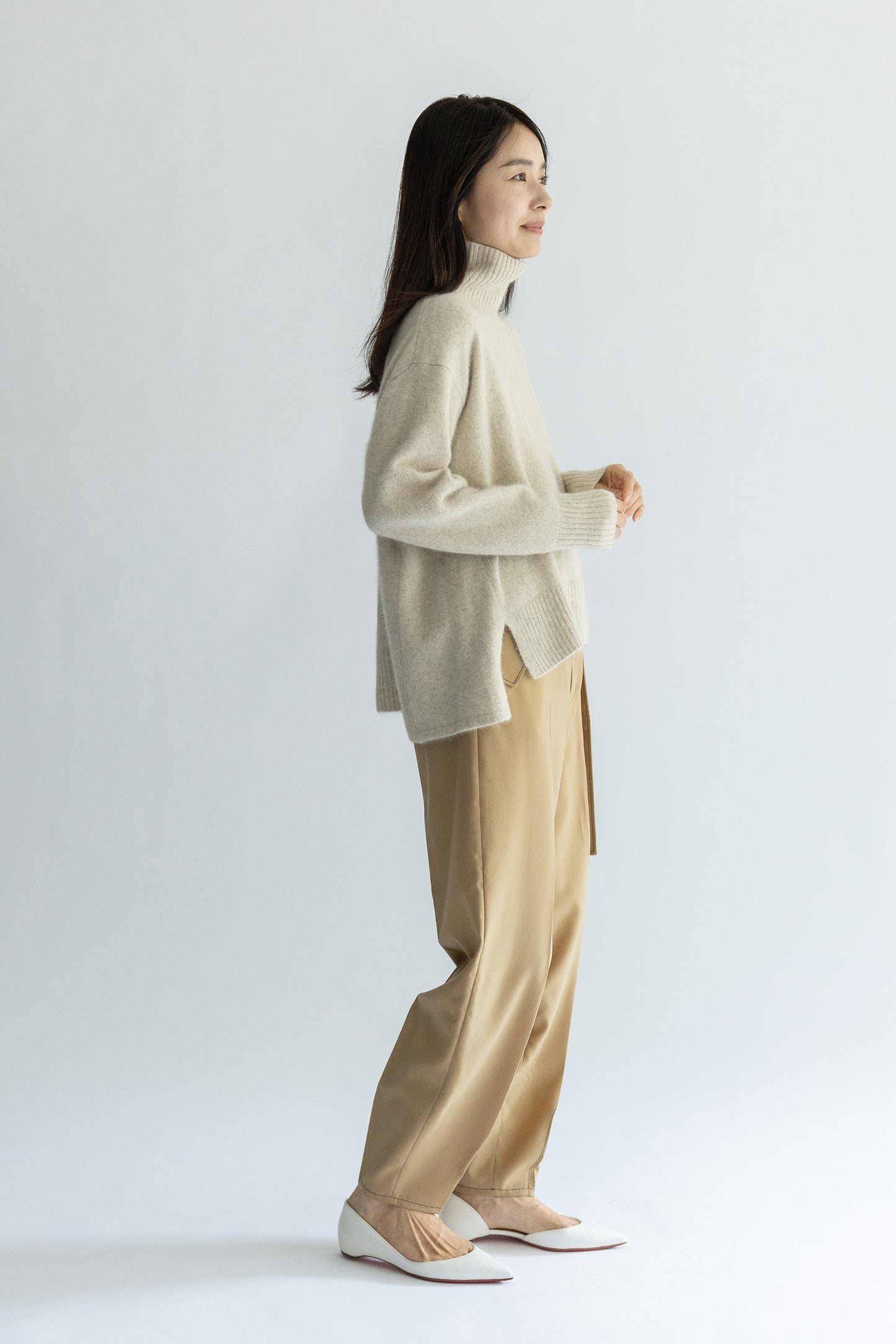 Pre-order/ 26capsule Raccoon fox turtle neck pullover /CT23335