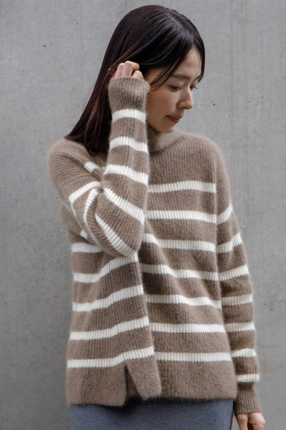 24SS capsule Raccoon oversized turtle neck /CT24102