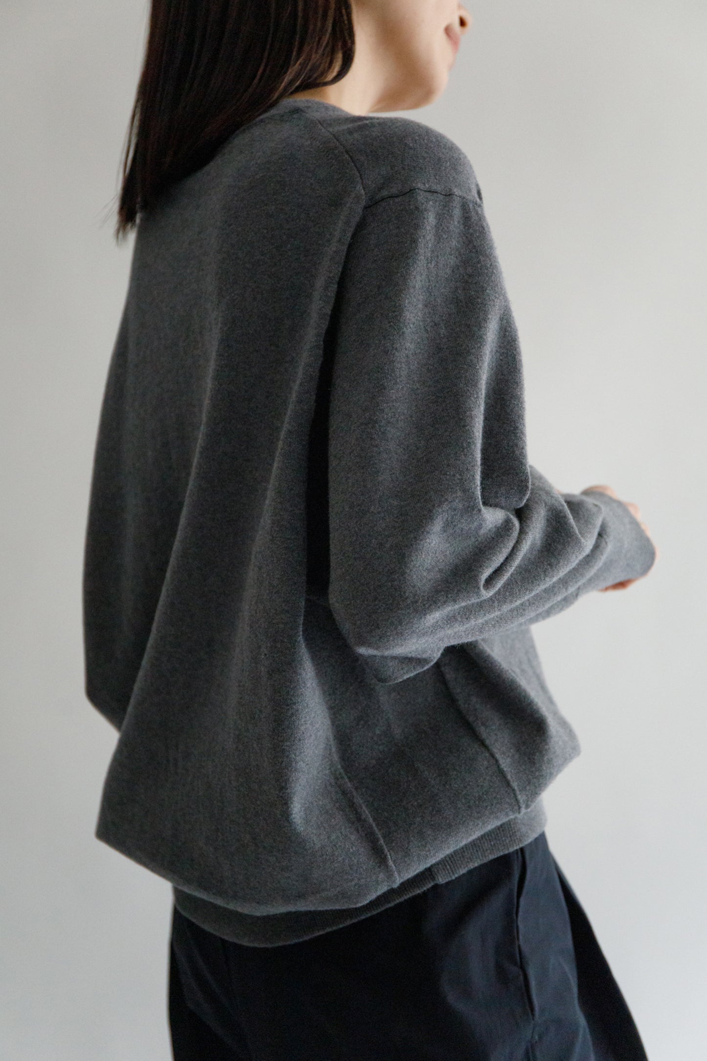 24SS Cotton cashmere volume sleeve pullover /CT24120【CP04】