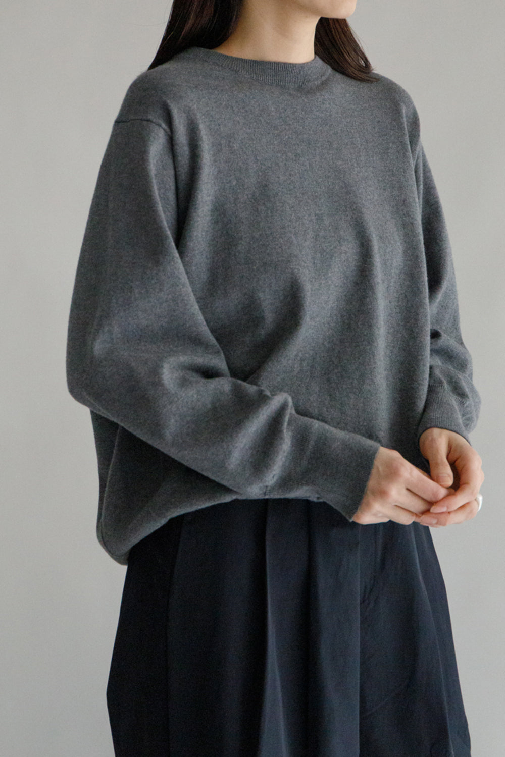 24SS Cotton cashmere volume sleeve pullover /CT24120【CP04】