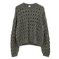 24SS Cotton linen cable-knit pullover /CT24127【CP04】