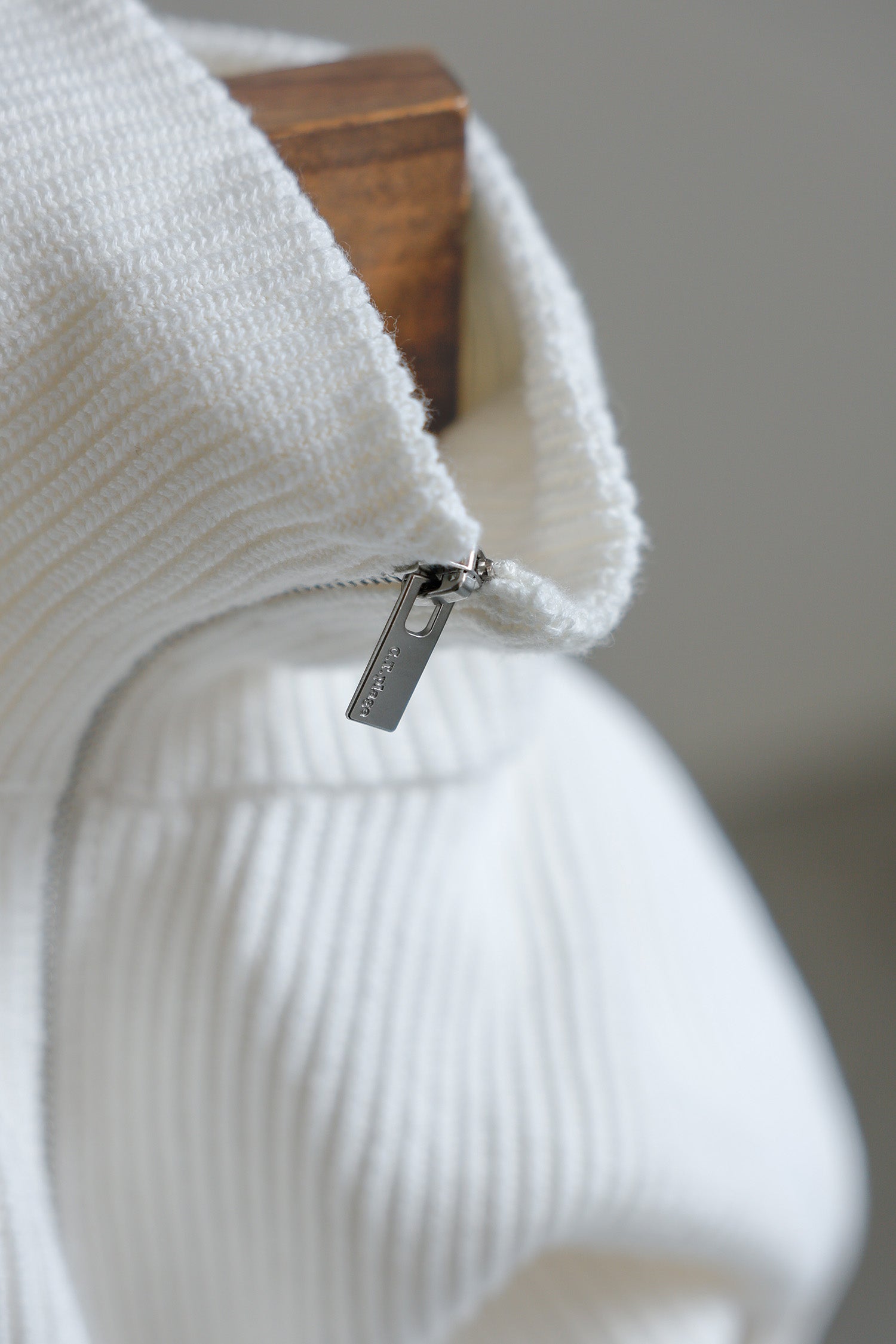 Re Stock Veste côtelée en coton et cachemire  /CT24121