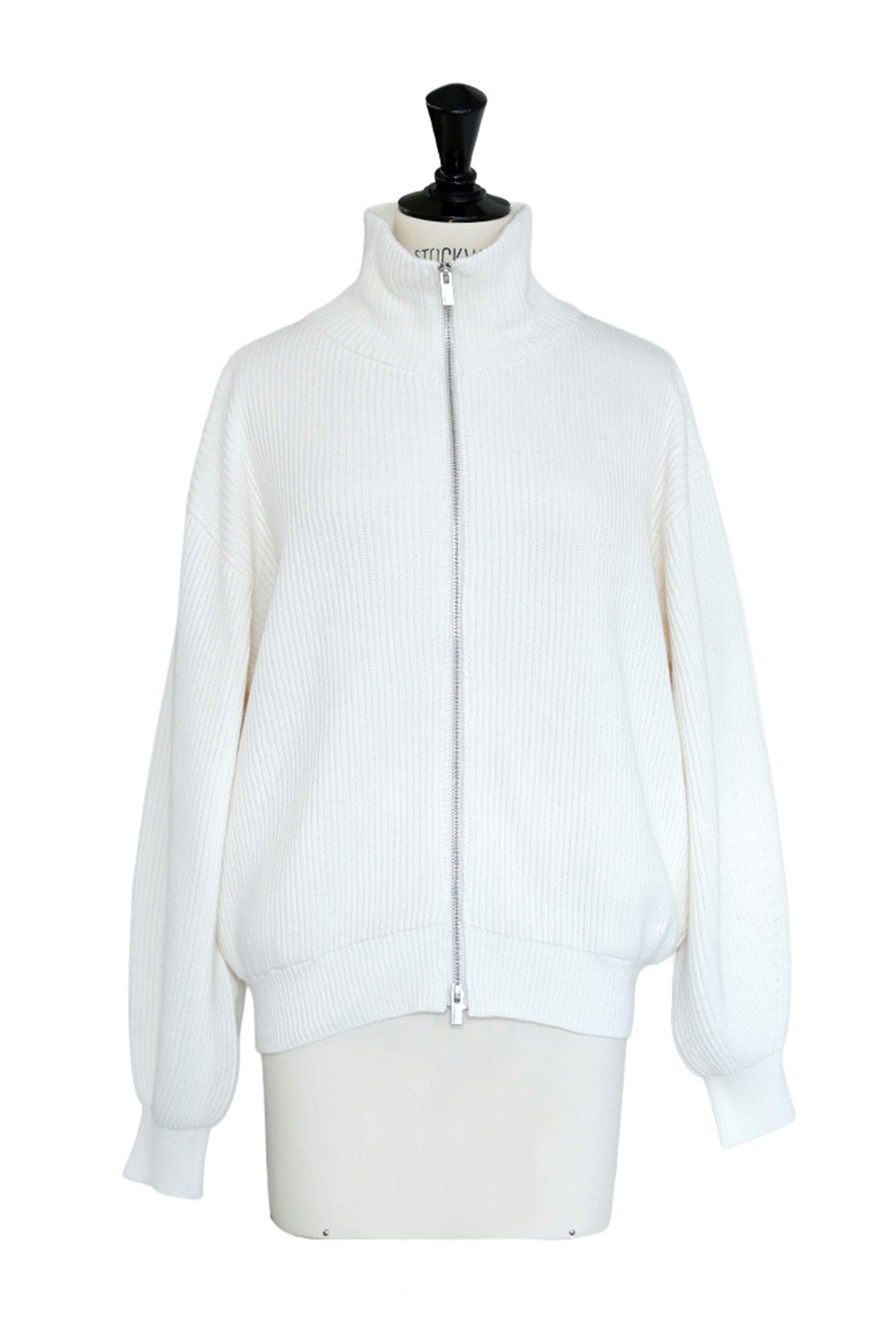 Re Stock Veste côtelée en coton et cachemire  /CT24121